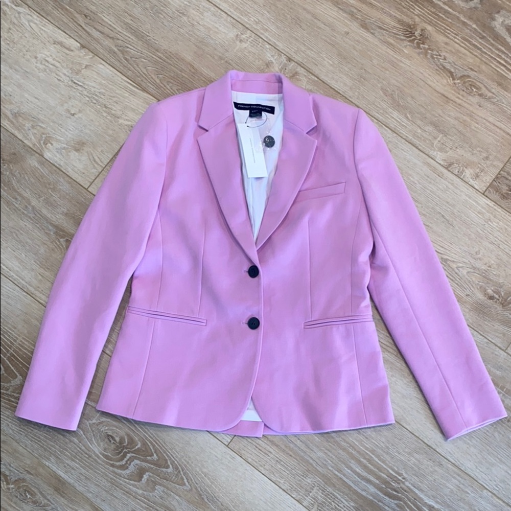 NWT French Connection Sundae Suiting Single Breasted Blazer Jacket 8